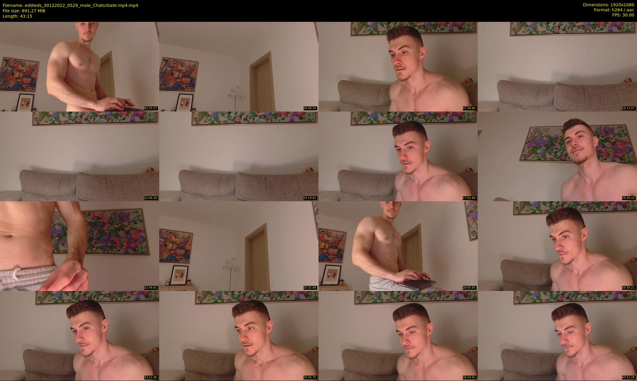 eddieds — 44 minute Chaturbate male cam show recording, 1080p, Dec 30, 2022
