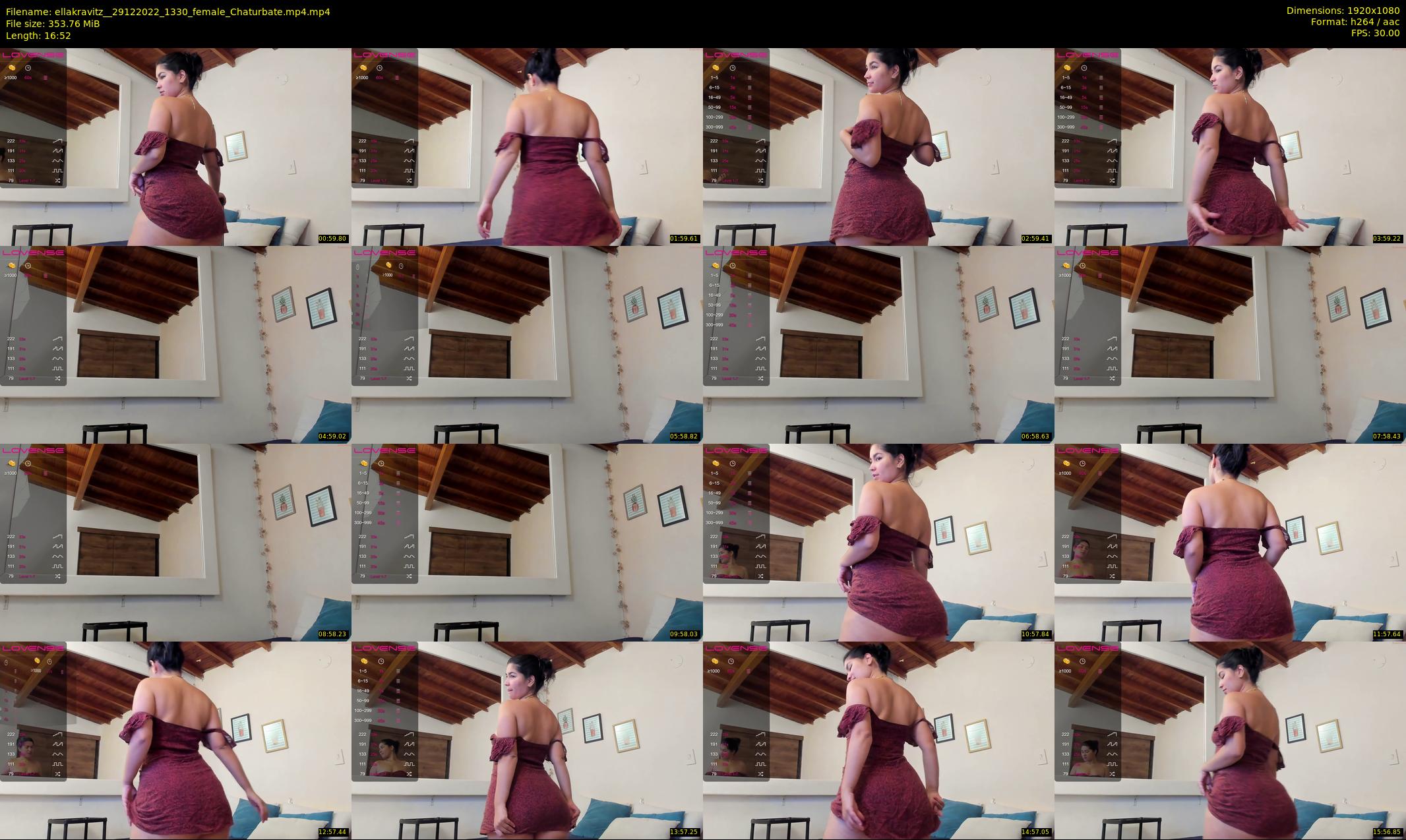 ellakravitz_ — 17 minute Chaturbate female cam show recording, 1080p, Dec 29, 2022