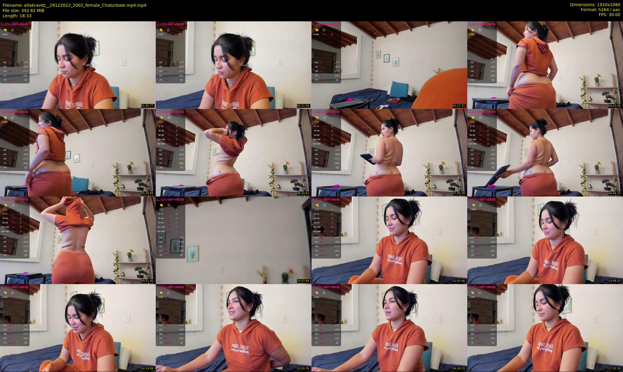 ellakravitz_ — 19 minute Chaturbate female cam show recording, 1080p, Dec 29, 2022