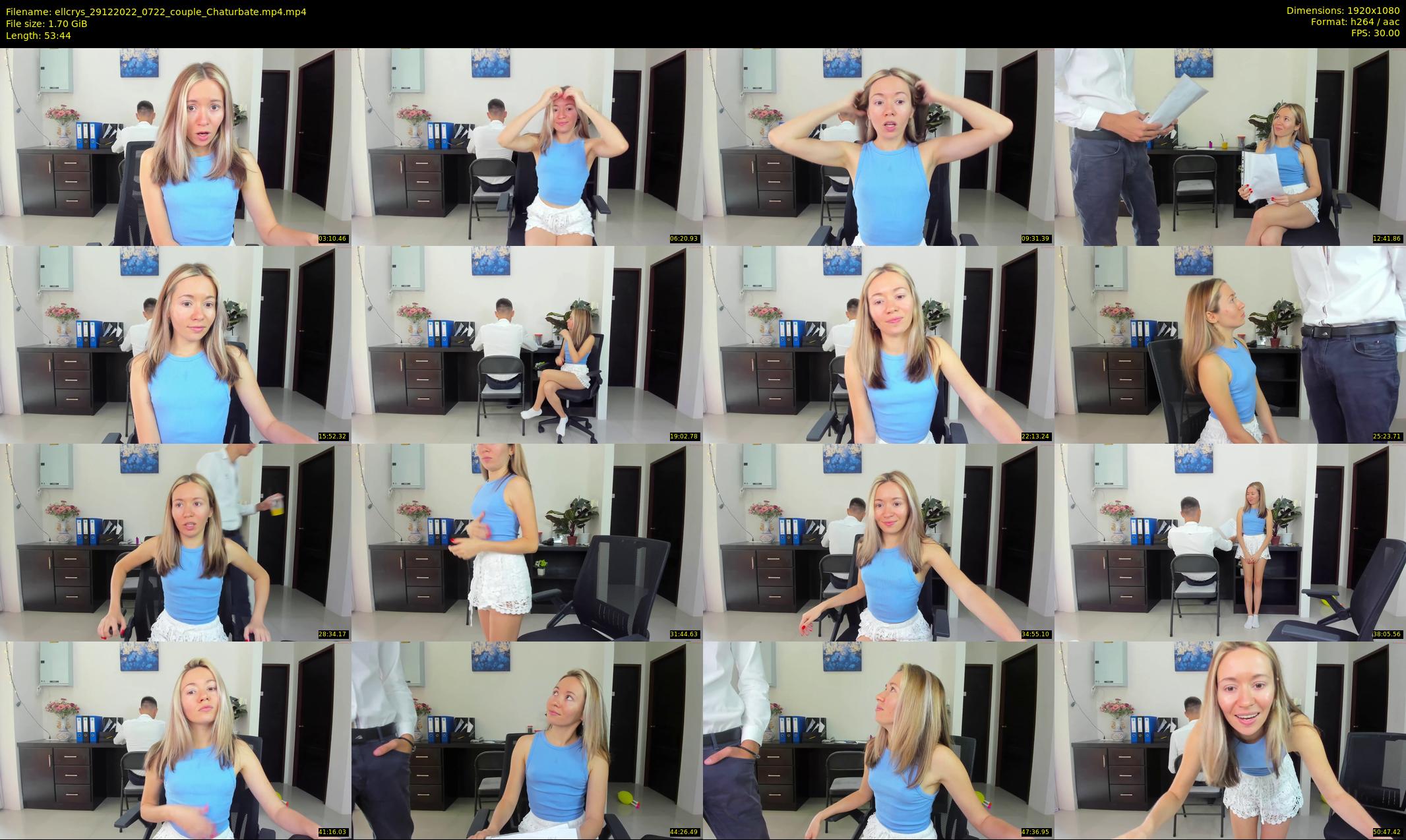 ellcrys — 54 minute Chaturbate couple cam show recording, 1080p, Dec 29, 2022