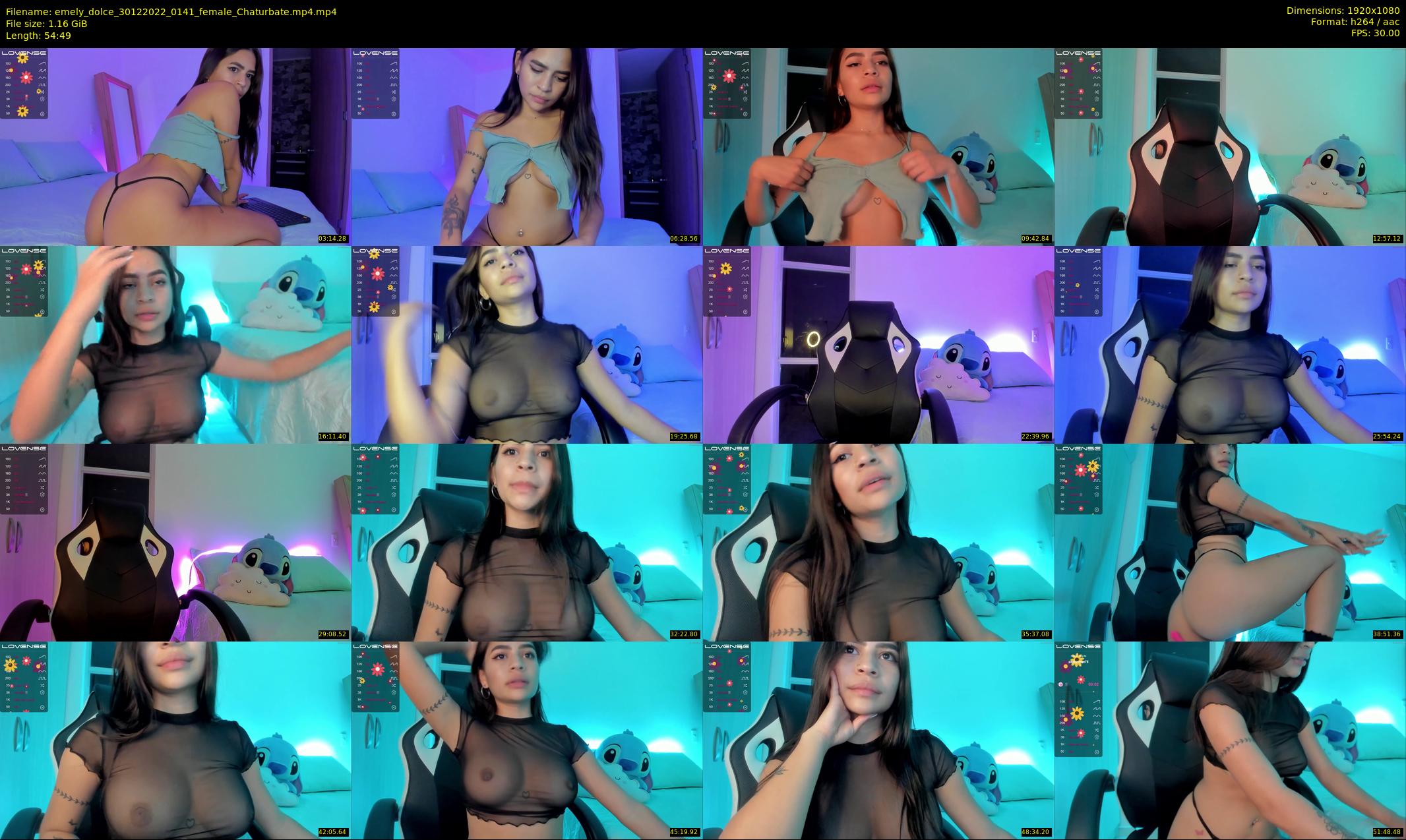 emely_dolce — 55 minute Chaturbate female cam show recording, 1080p, Dec 30, 2022