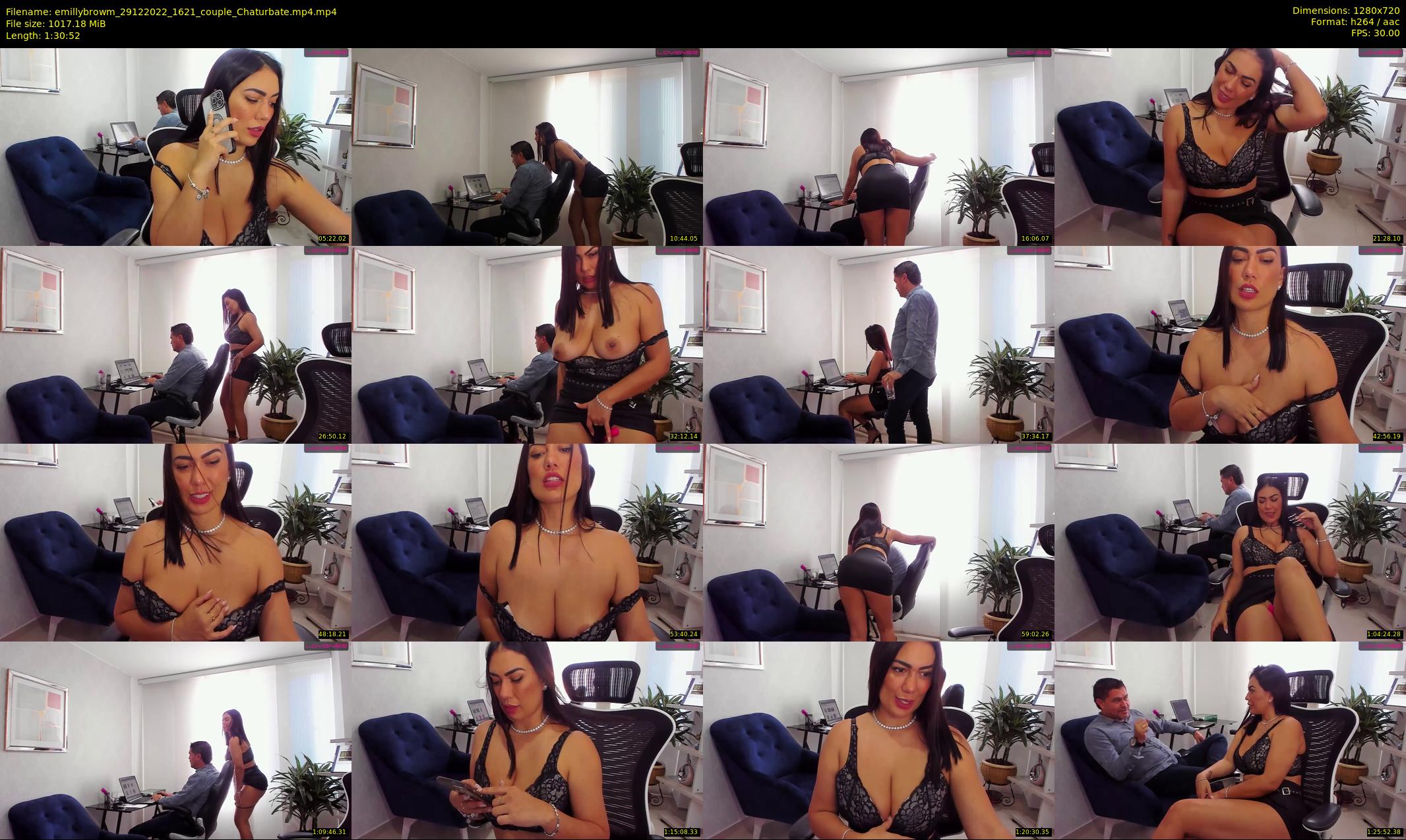 emillybrowm — 91 minute Chaturbate couple cam show recording, 720p, Dec 29, 2022