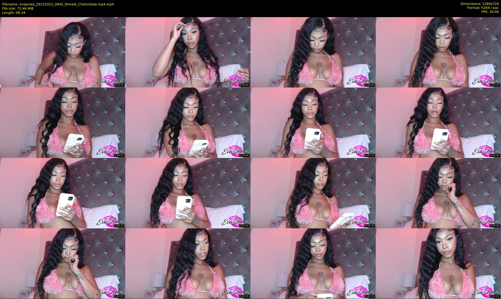 evajonez — 7 minute Chaturbate female cam show recording, 720p, Dec 29, 2022
