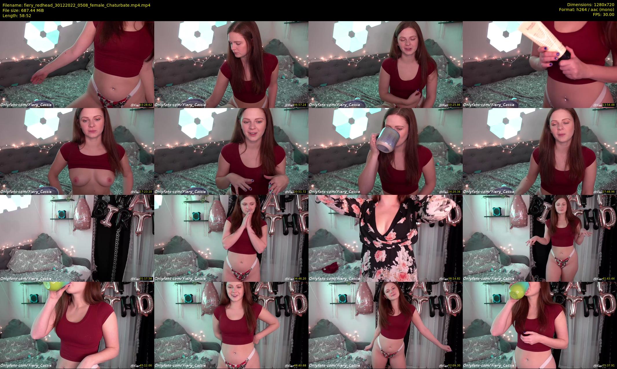 fiery_redhead — 59 minute Chaturbate female cam show recording, 720p, Dec 30, 2022