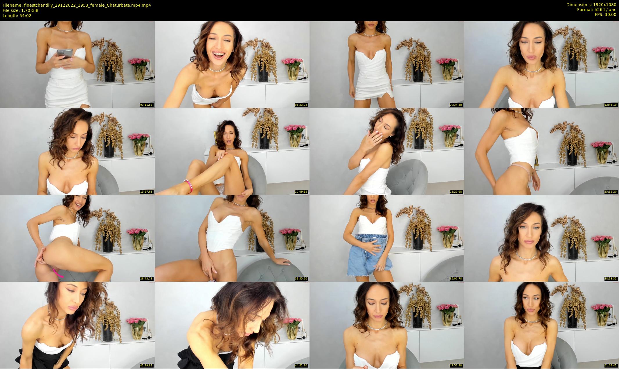 finestchantilly — 55 minute Chaturbate female cam show recording, 1080p, Dec 29, 2022
