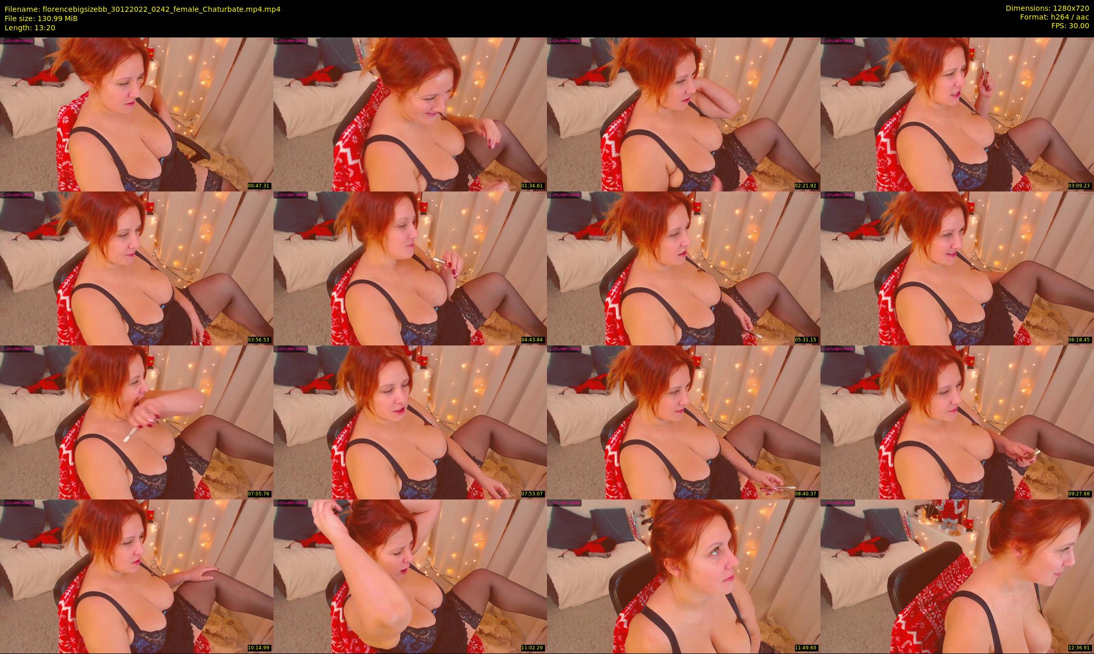 florencebigsizebb — 14 minute Chaturbate female cam show recording, 720p, Dec 30, 2022