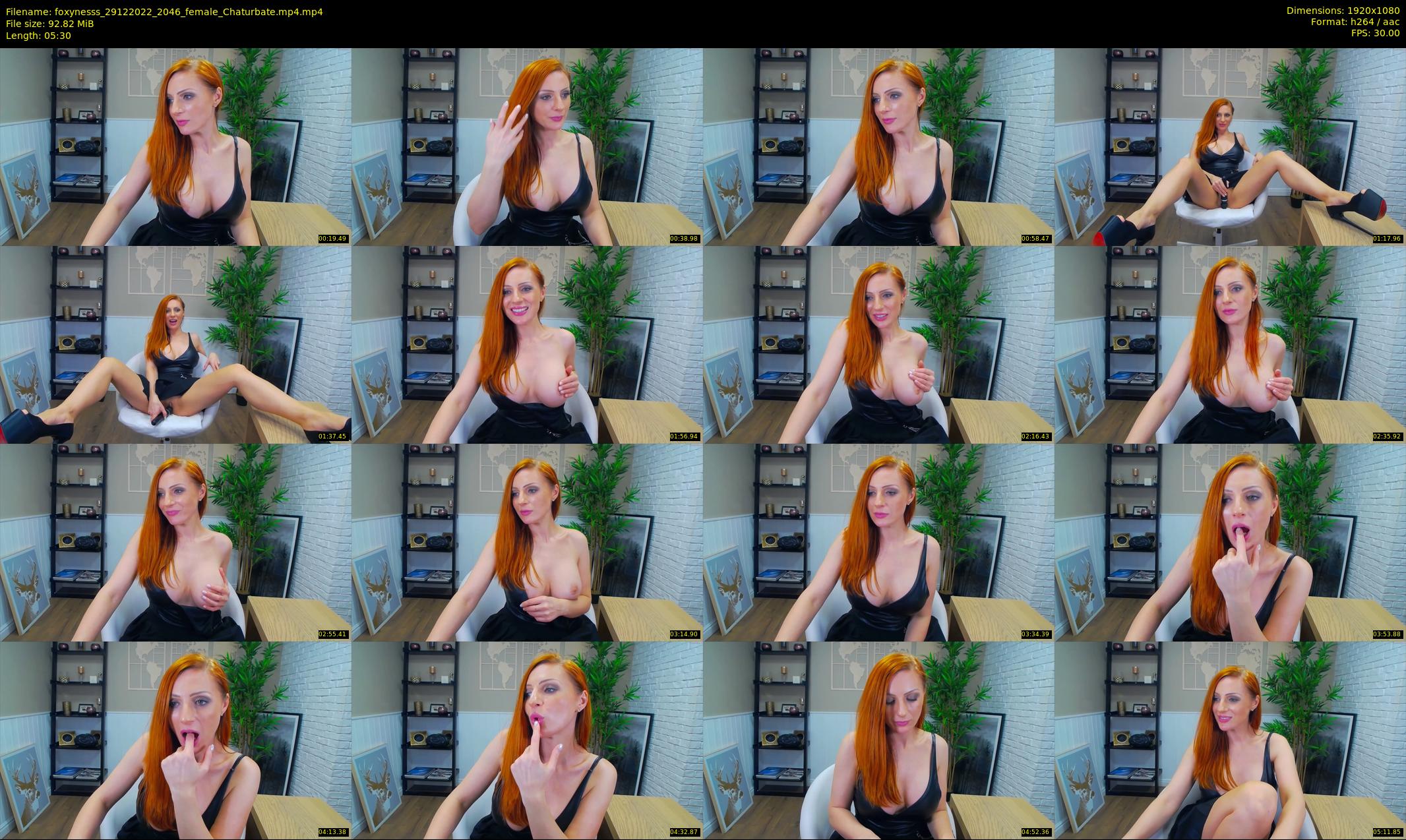 foxynesss — 6 minute Chaturbate female cam show recording, 1080p, Dec 29, 2022