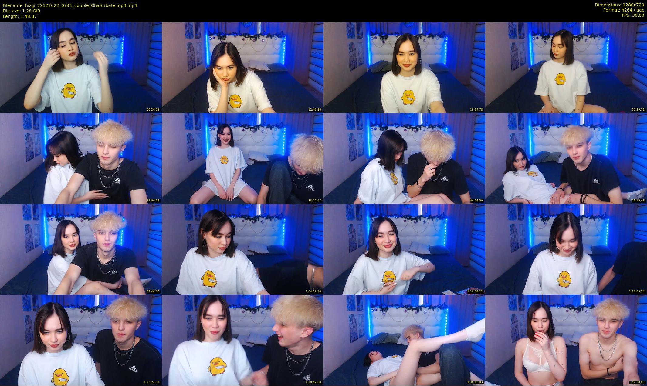 hizgi — 109 minute Chaturbate couple cam show recording, 720p, Dec 29, 2022
