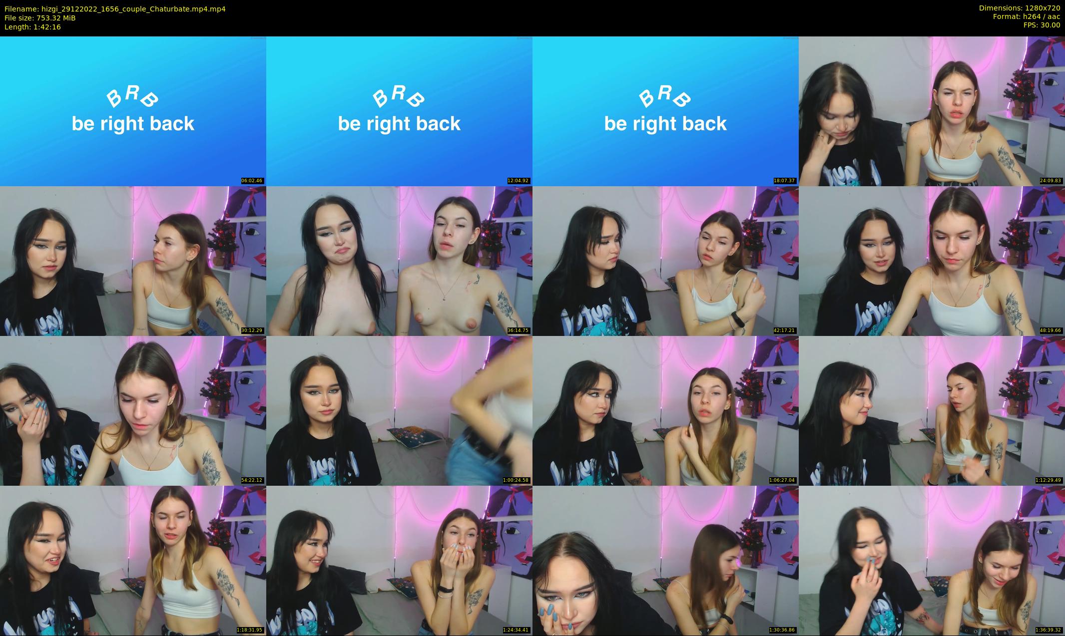 hizgi — 103 minute Chaturbate couple cam show recording, 720p, Dec 29, 2022