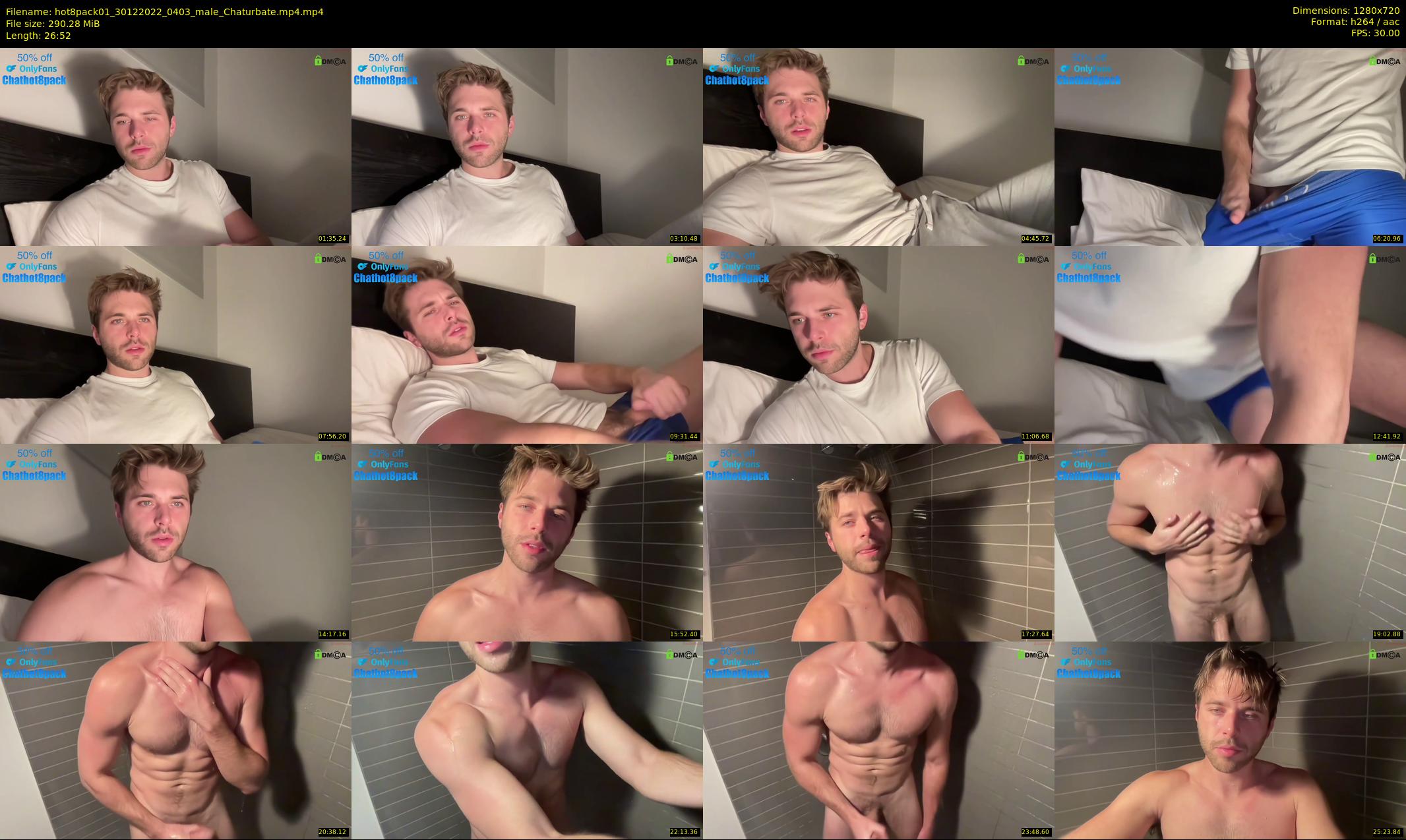 hot8pack01 — 27 minute Chaturbate male cam show recording, 720p, Dec 30, 2022