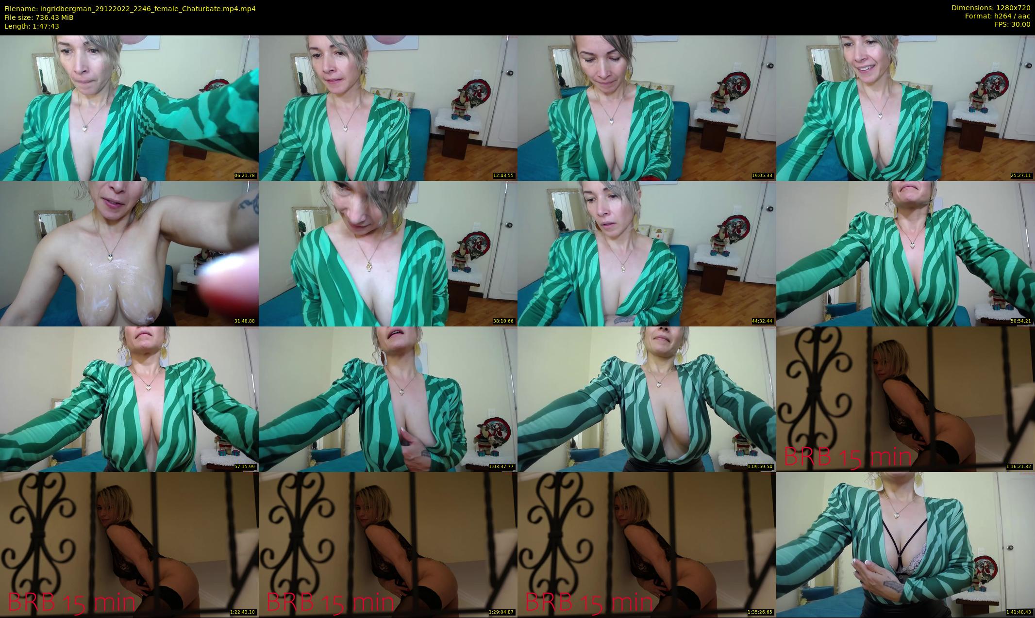 ingridbergman — 108 minute Chaturbate female cam show recording, 720p, Dec 29, 2022