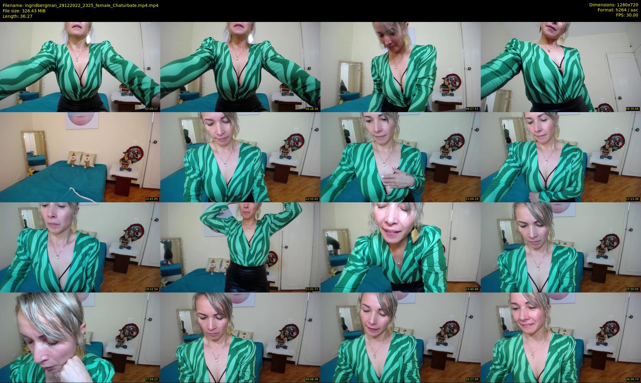 ingridbergman — 37 minute Chaturbate female cam show recording, 720p, Dec 29, 2022