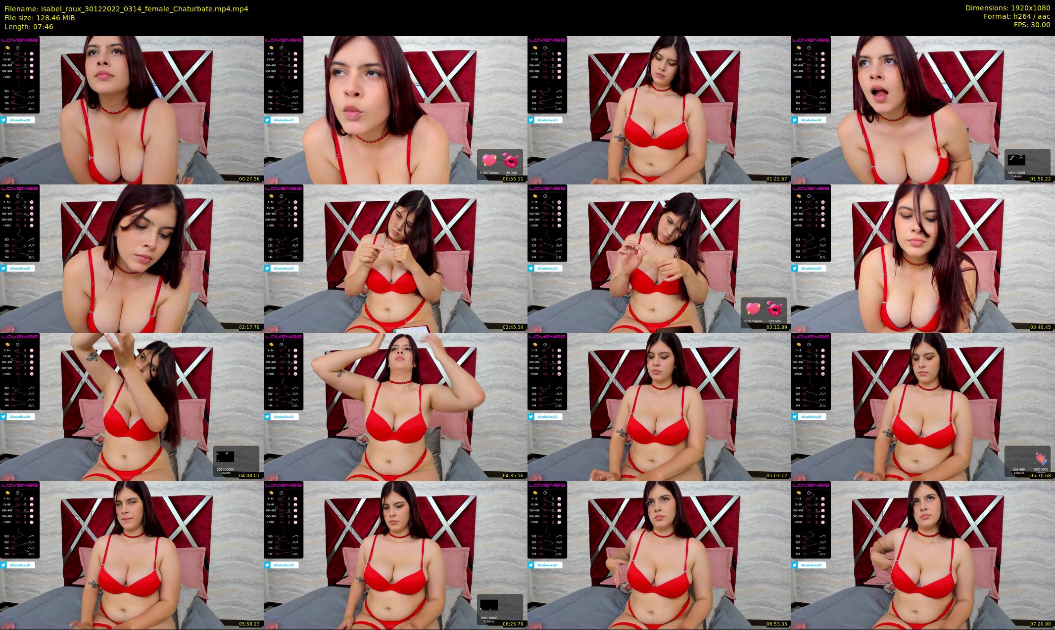 isabel_roux — 8 minute Chaturbate female cam show recording, 1080p, Dec 30, 2022