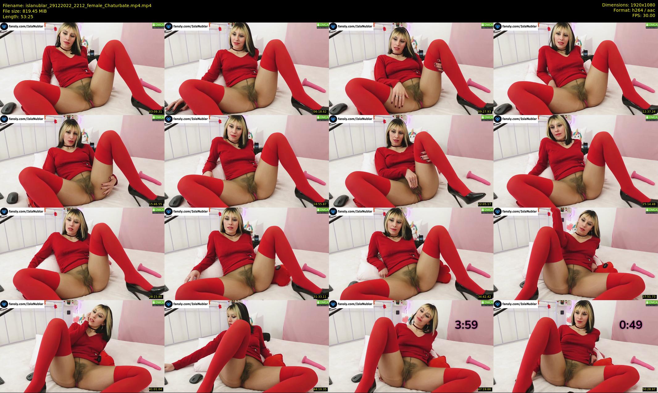 islanublar — 54 minute Chaturbate female cam show recording, 1080p, Dec 29, 2022