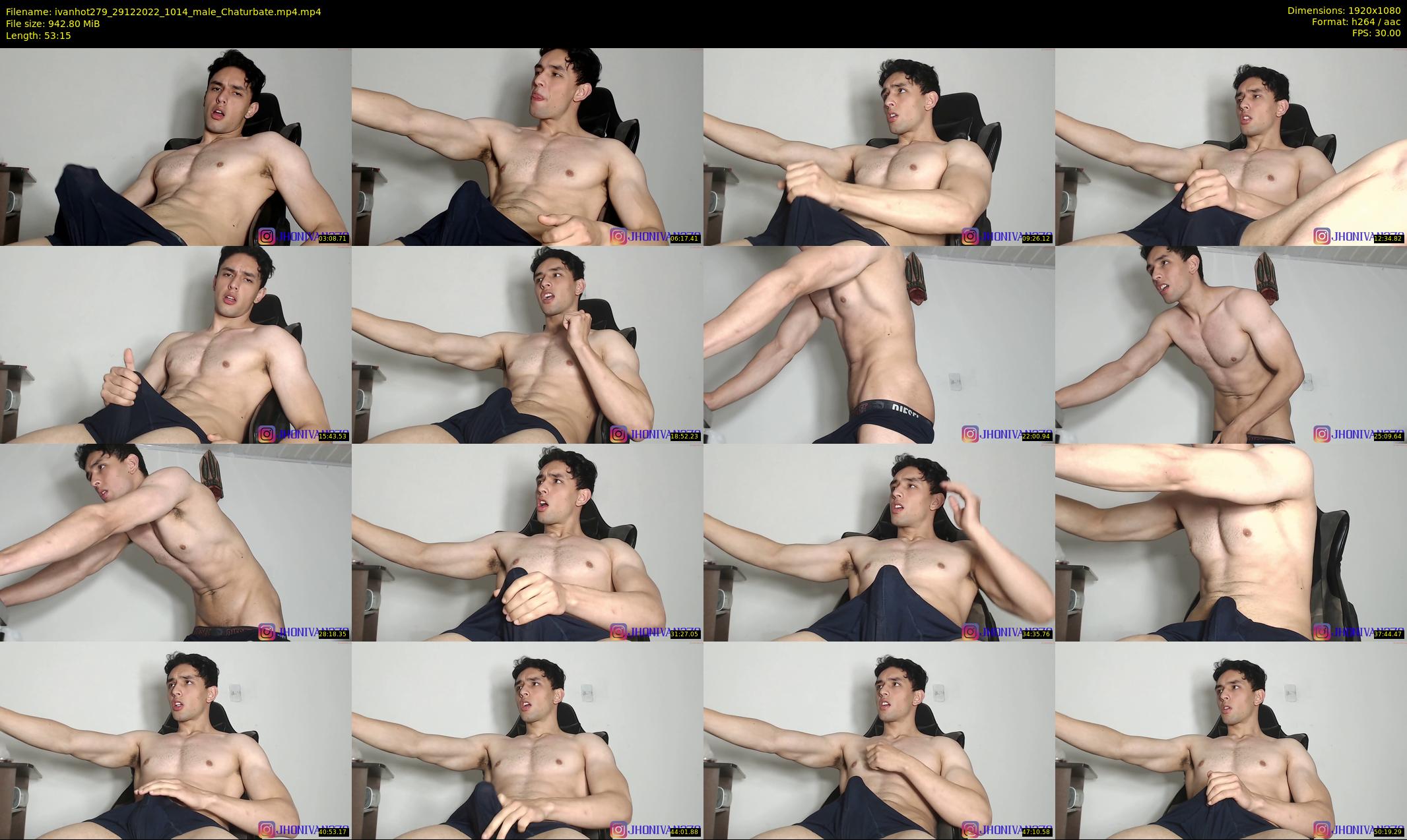 ivanhot279 — 54 minute Chaturbate male cam show recording, 1080p, Dec 29, 2022