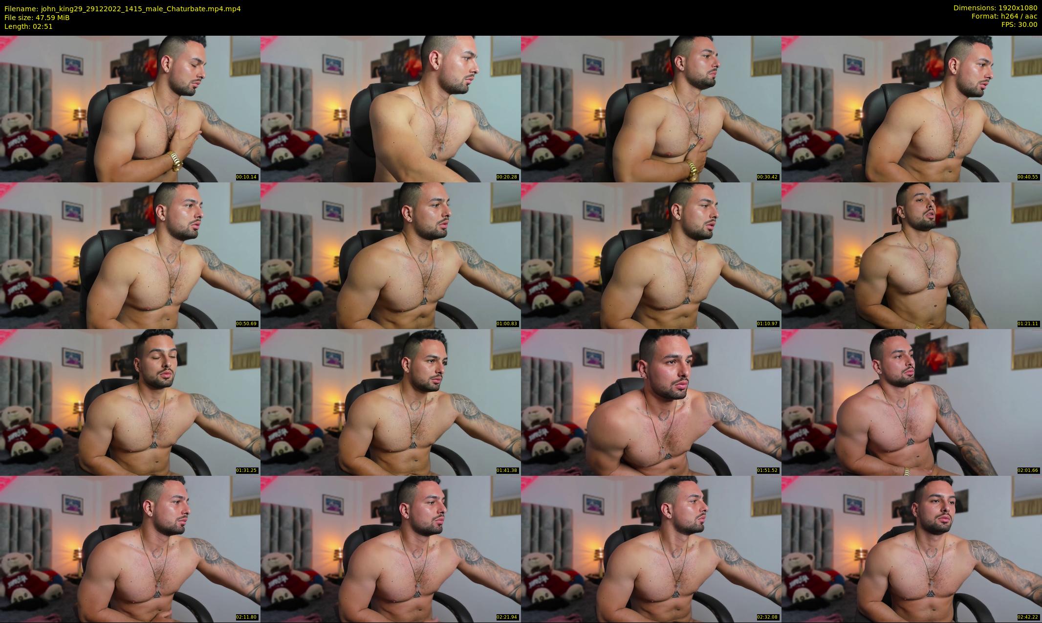 john_king29 — 3 minute Chaturbate male cam show recording, 1080p, Dec 29, 2022