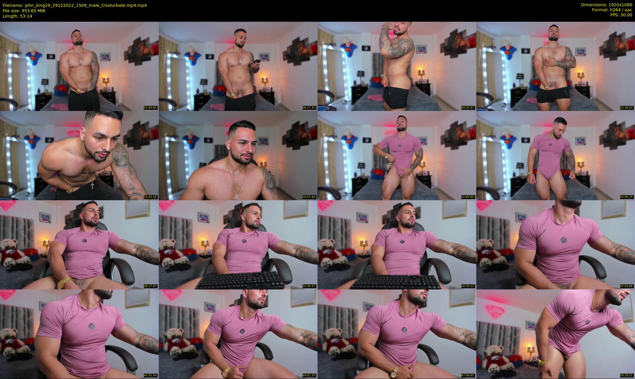 john_king29 — 54 minute Chaturbate male cam show recording, 1080p, Dec 29, 2022