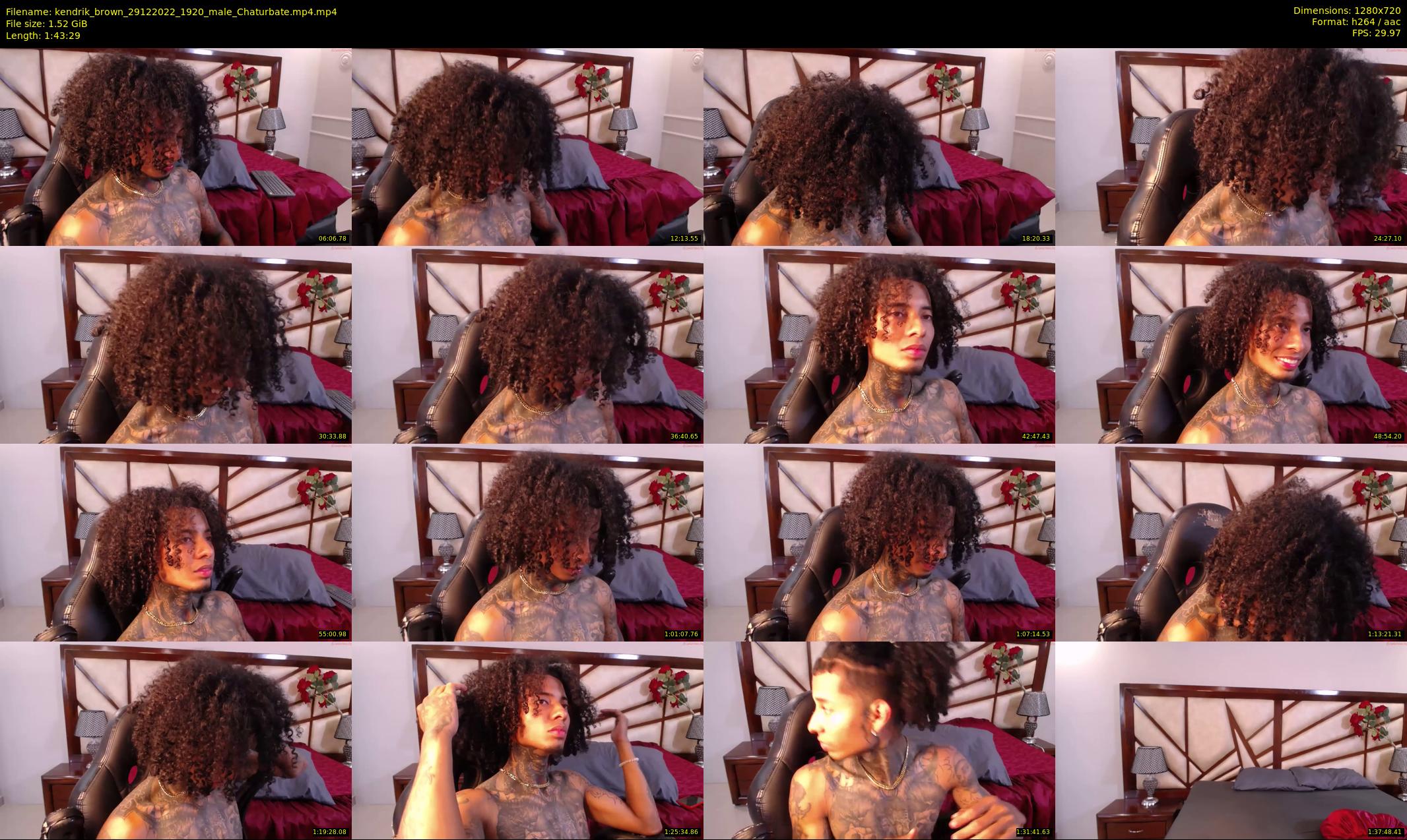 kendrik_brown — 104 minute Chaturbate male cam show recording, 720p, Dec 29, 2022
