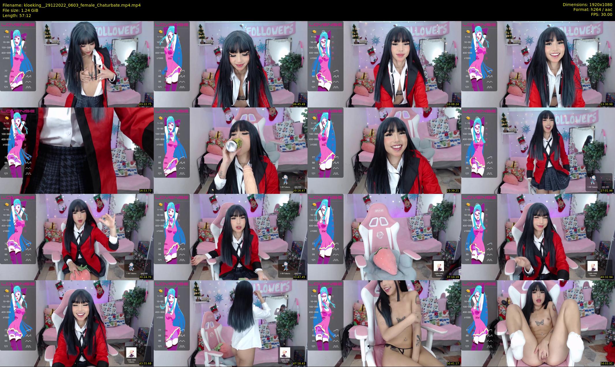 kloeking_ — 58 minute Chaturbate female cam show recording, 1080p, Dec 29, 2022