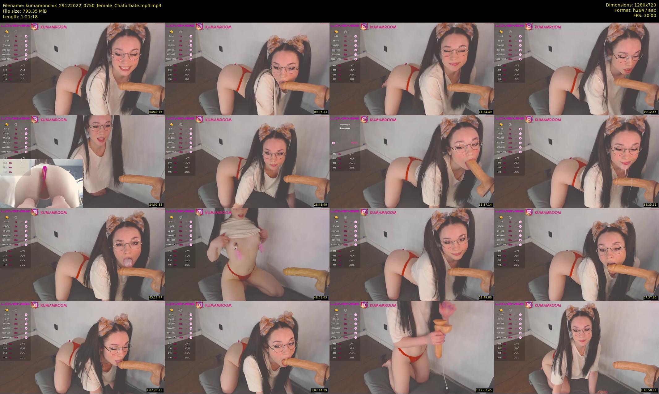 kumamonchik — 82 minute Chaturbate couple cam show recording, 720p, Dec 29, 2022