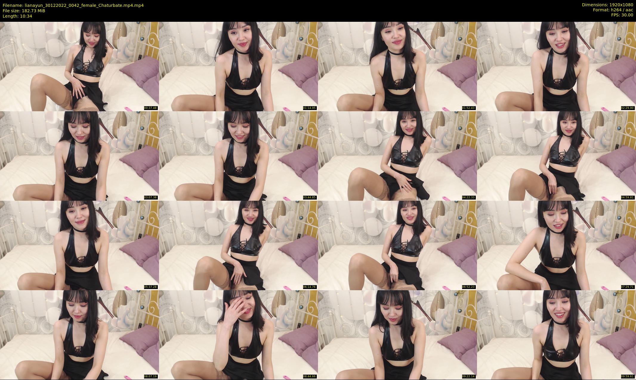 lianayun — 11 minute Chaturbate female cam show recording, 1080p, Dec 30, 2022