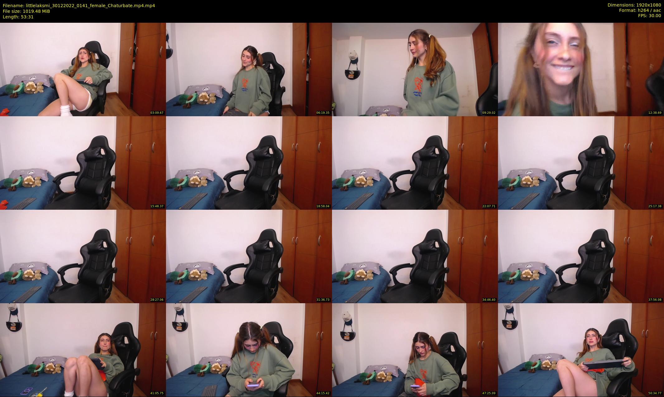 littlelaksmi — 54 minute Chaturbate female cam show recording, 1080p, Dec 30, 2022