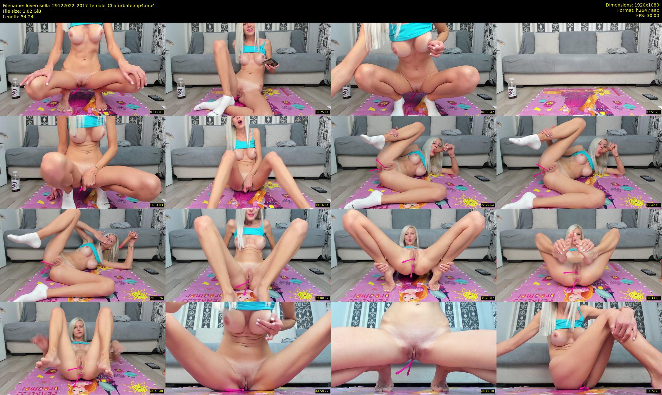 loverosella — 55 minute Chaturbate female cam show recording, 1080p, Dec 29, 2022