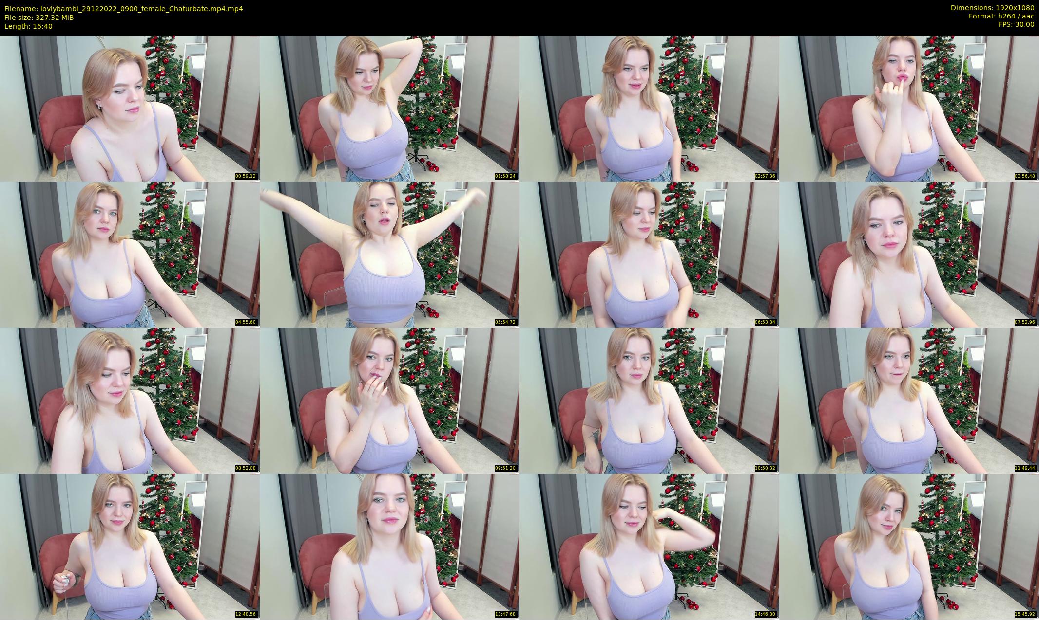 lovlybambi — 17 minute Chaturbate female cam show recording, 1080p, Dec 29, 2022