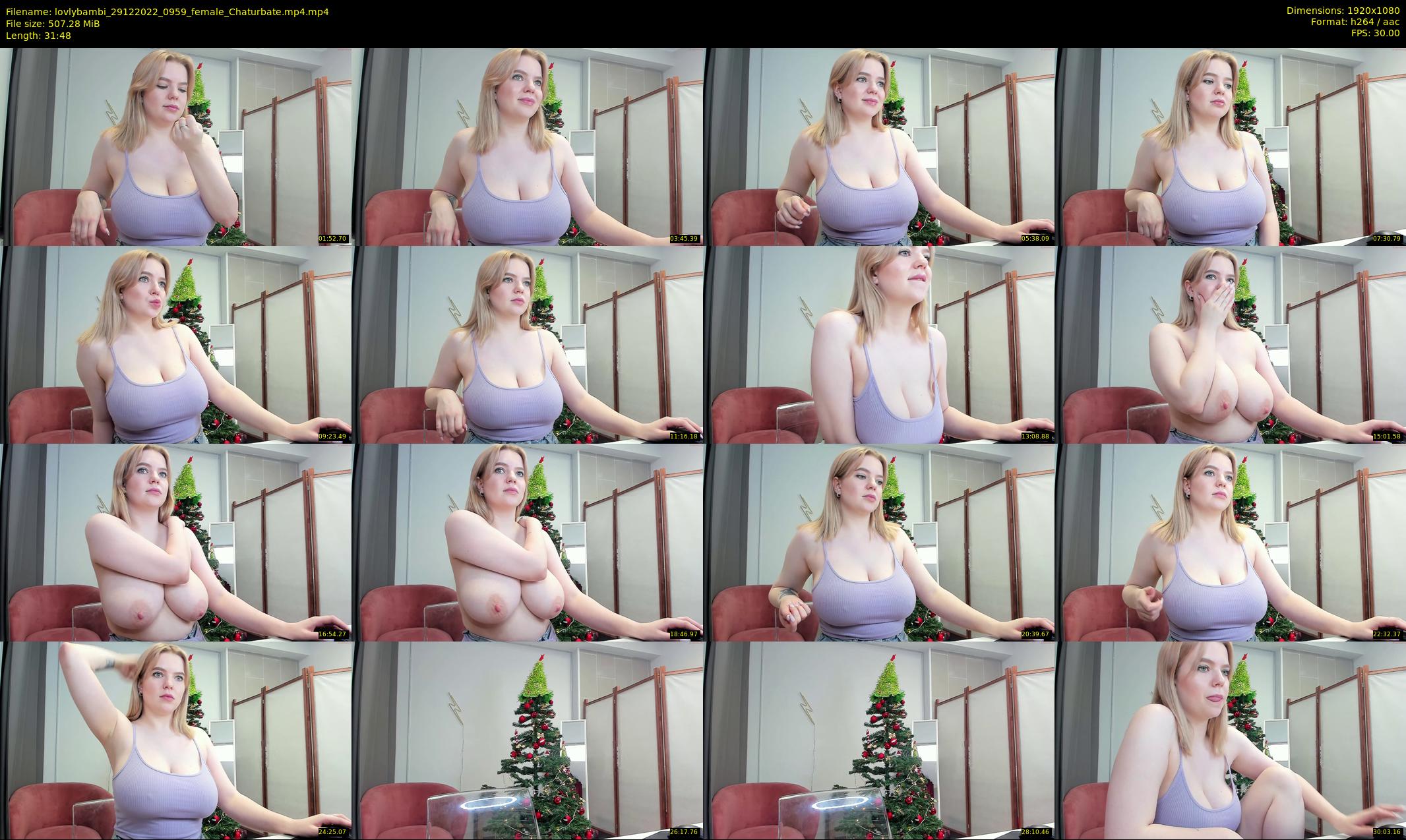 lovlybambi — 32 minute Chaturbate female cam show recording, 1080p, Dec 29, 2022