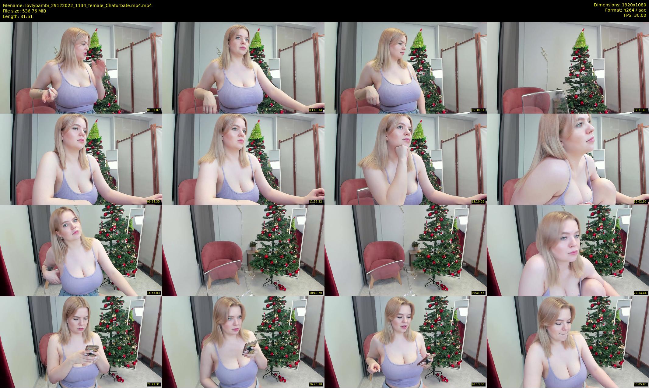 lovlybambi — 32 minute Chaturbate female cam show recording, 1080p, Dec 29, 2022
