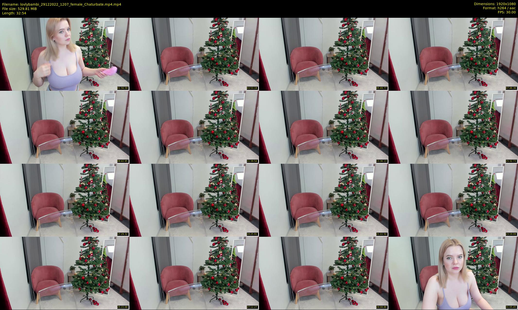 lovlybambi — 33 minute Chaturbate female cam show recording, 1080p, Dec 29, 2022