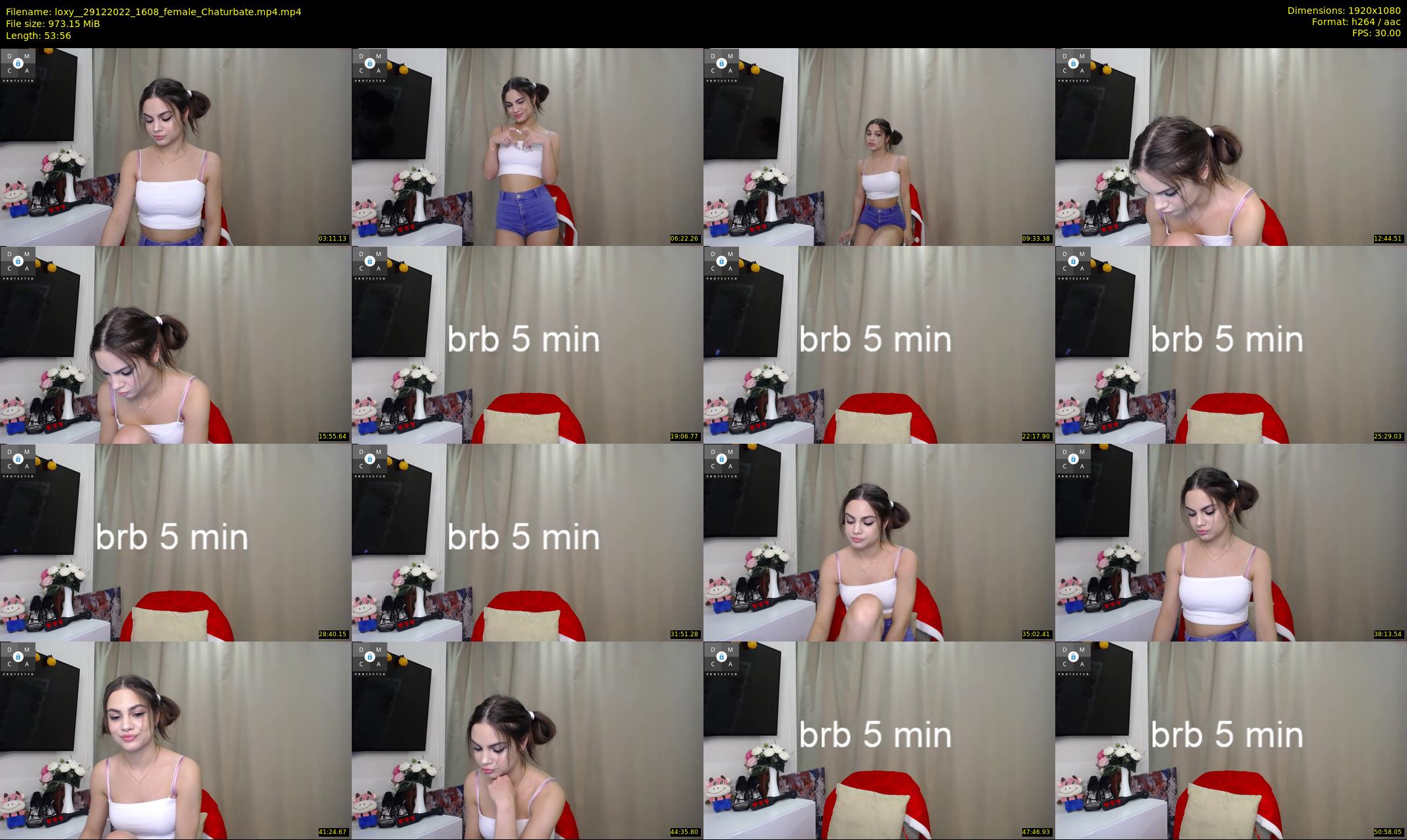 loxy_ — 54 minute Chaturbate female cam show recording, 1080p, Dec 29, 2022