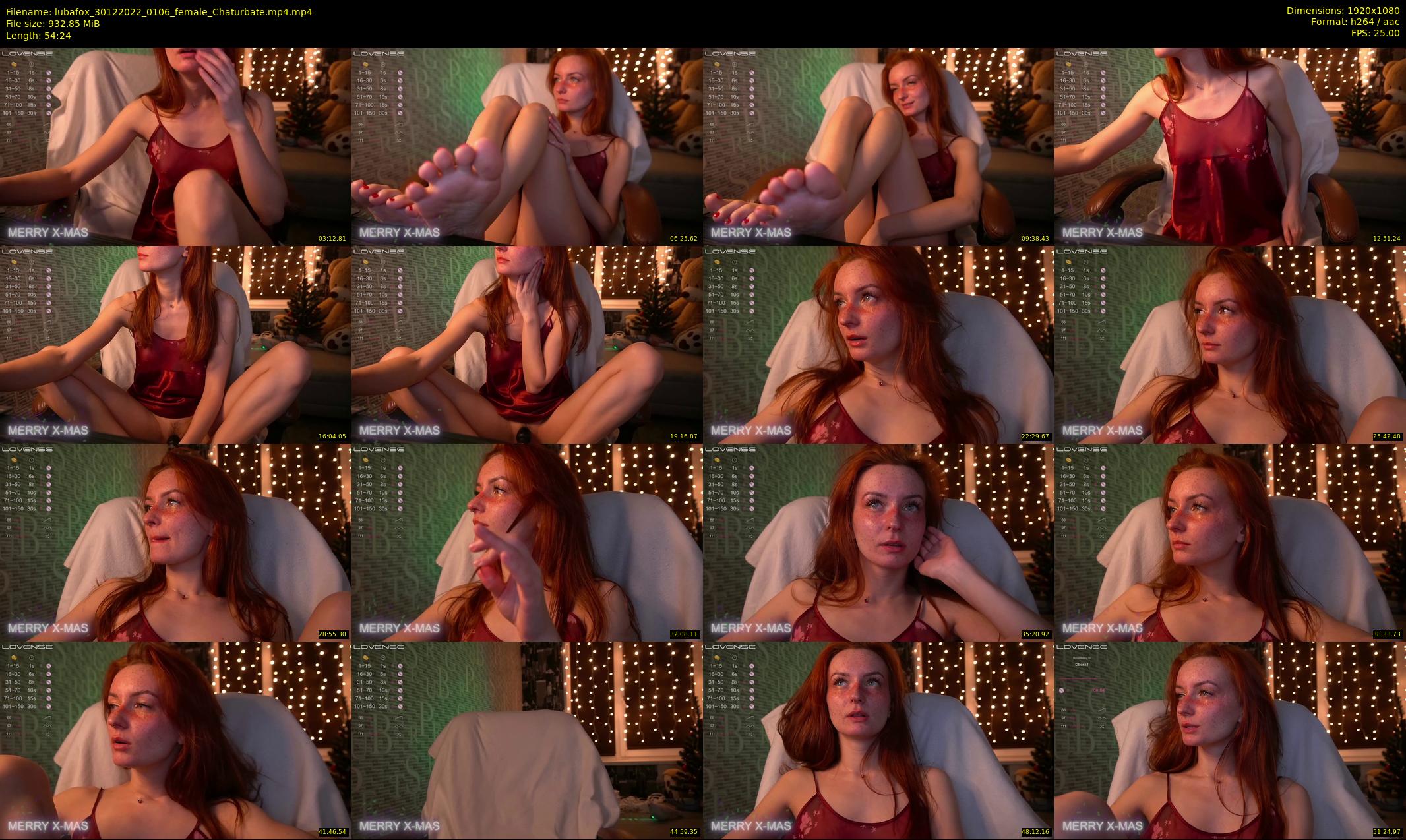 lubafox — 55 minute Chaturbate female cam show recording, 1080p, Dec 30, 2022
