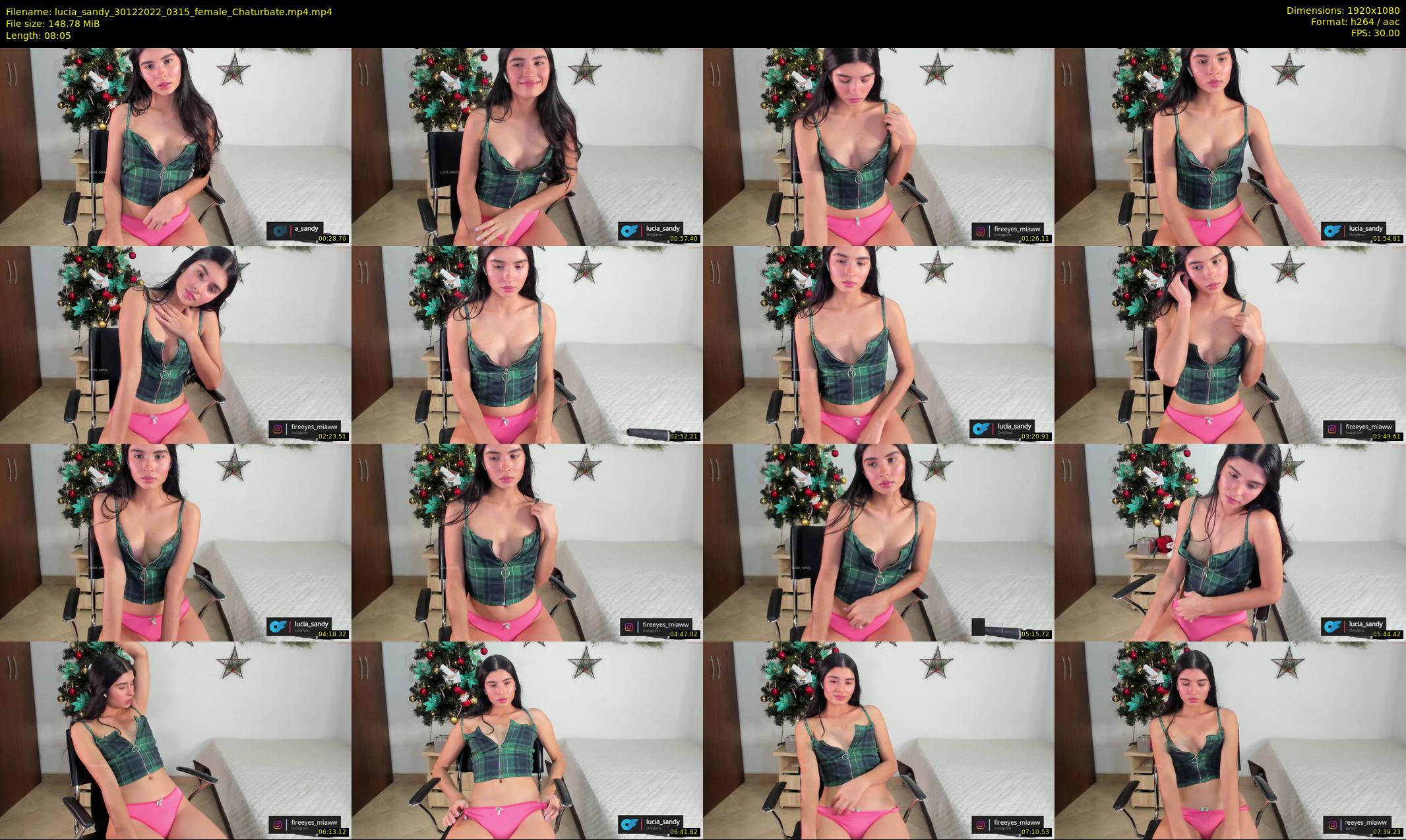lucia_sandy — 9 minute Chaturbate female cam show recording, 1080p, Dec 30, 2022