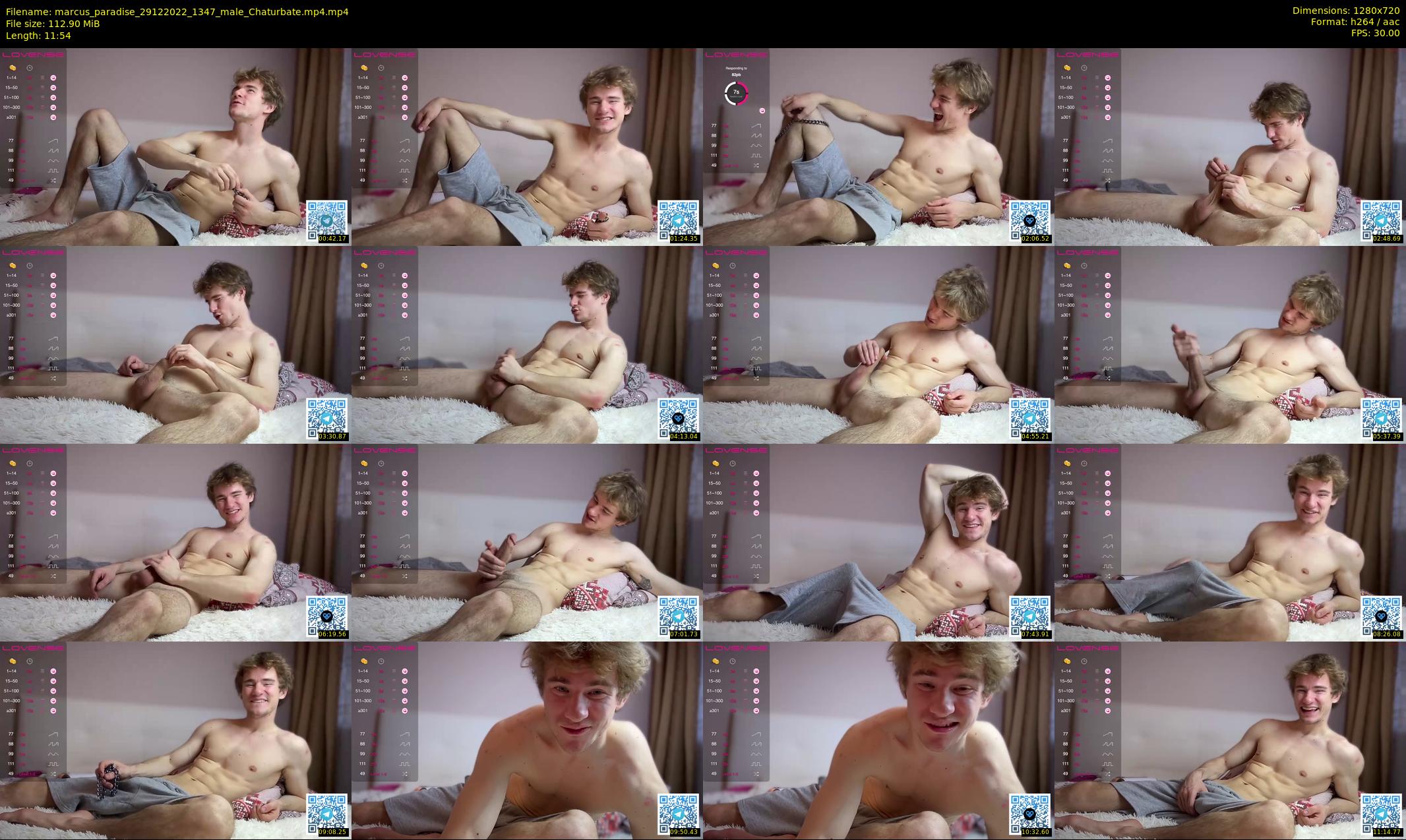 marcus_paradise — 12 minute Chaturbate male cam show recording, 720p, Dec 29, 2022