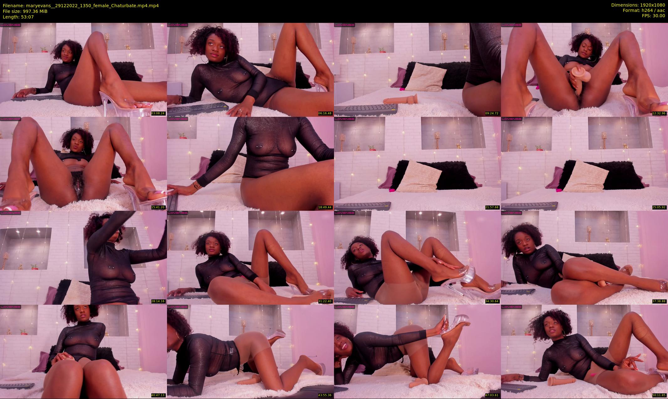 maryevans_ — 54 minute Chaturbate female cam show recording, 1080p, Dec 29, 2022
