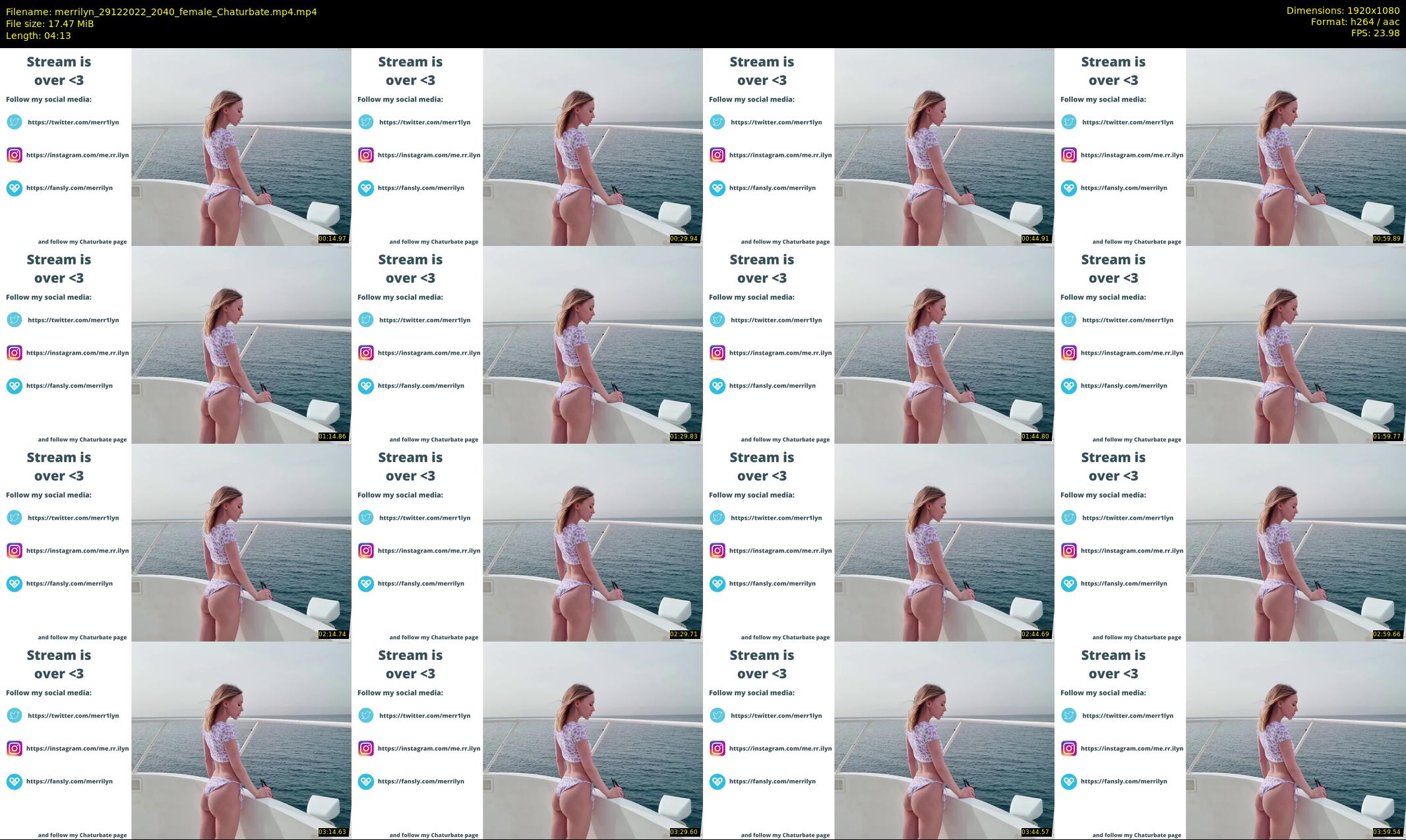 merrilyn — 5 minute Chaturbate female cam show recording, 1080p, Dec 29, 2022