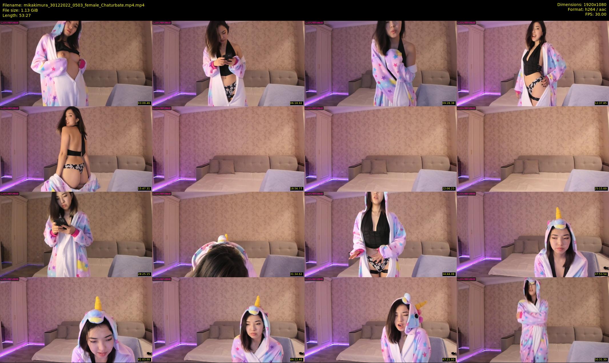 mikakimura — 54 minute Chaturbate female cam show recording, 1080p, Dec 30, 2022