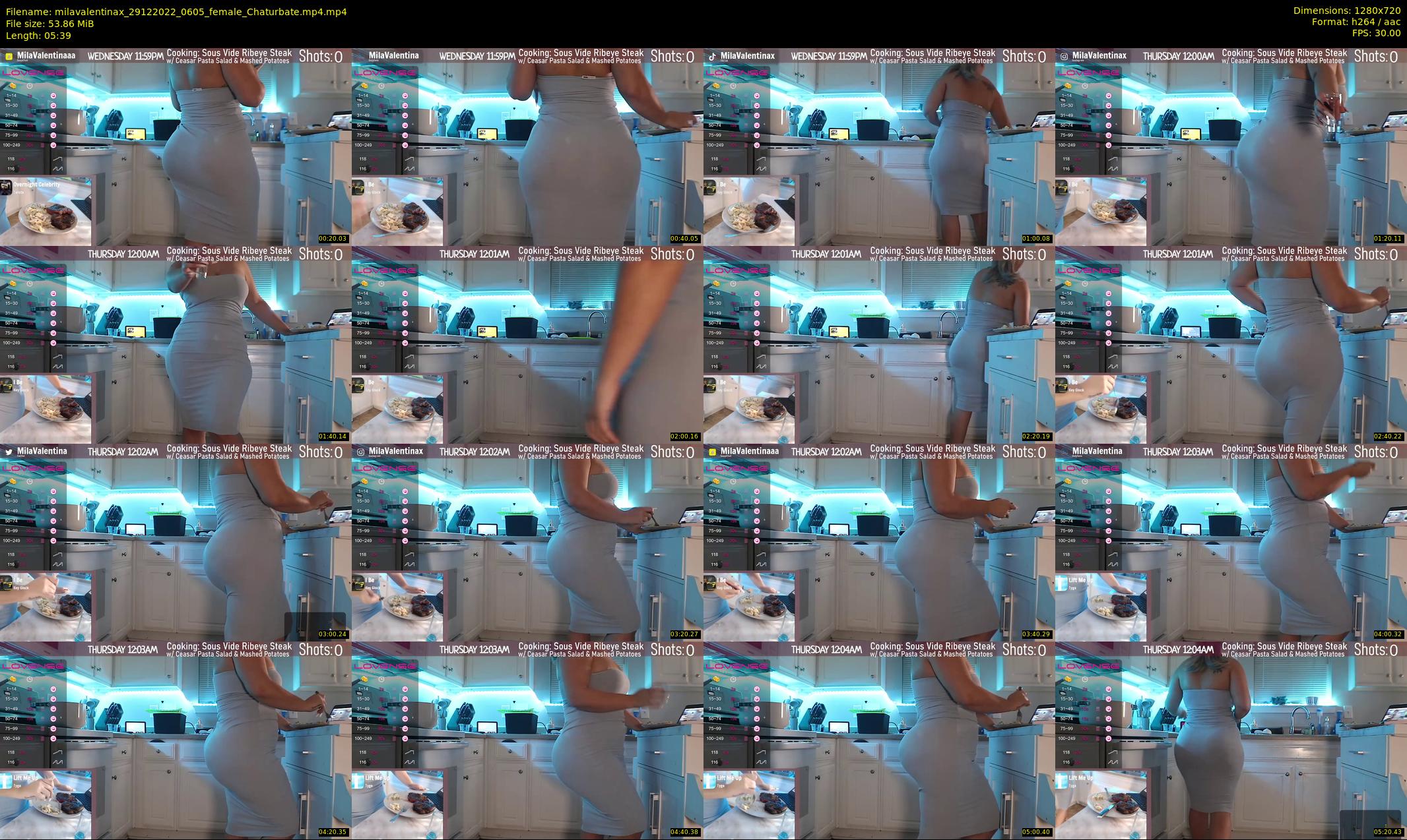milavalentinax — 6 minute Chaturbate female cam show recording, 720p, Dec 29, 2022