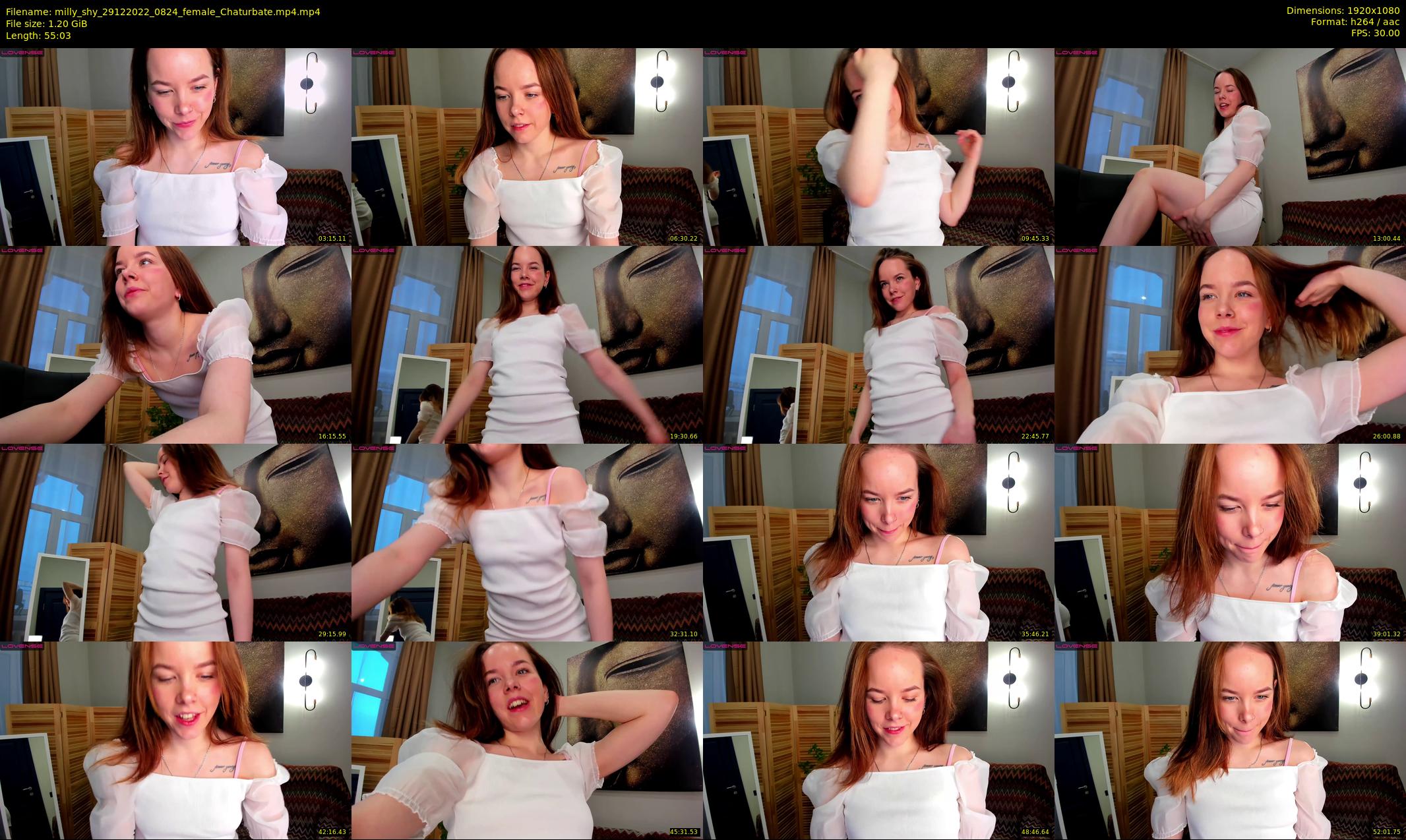 milly_shy — 56 minute Chaturbate female cam show recording, 1080p, Dec 29, 2022