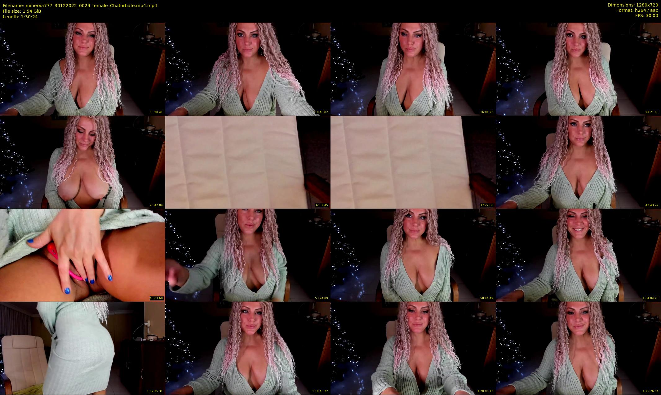 minerva777 — 91 minute Chaturbate female cam show recording, 720p, Dec 30, 2022