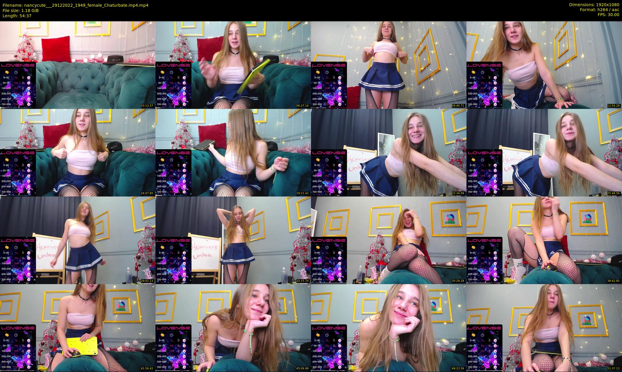 nancycute__ — 55 minute Chaturbate female cam show recording, 1080p, Dec 29, 2022