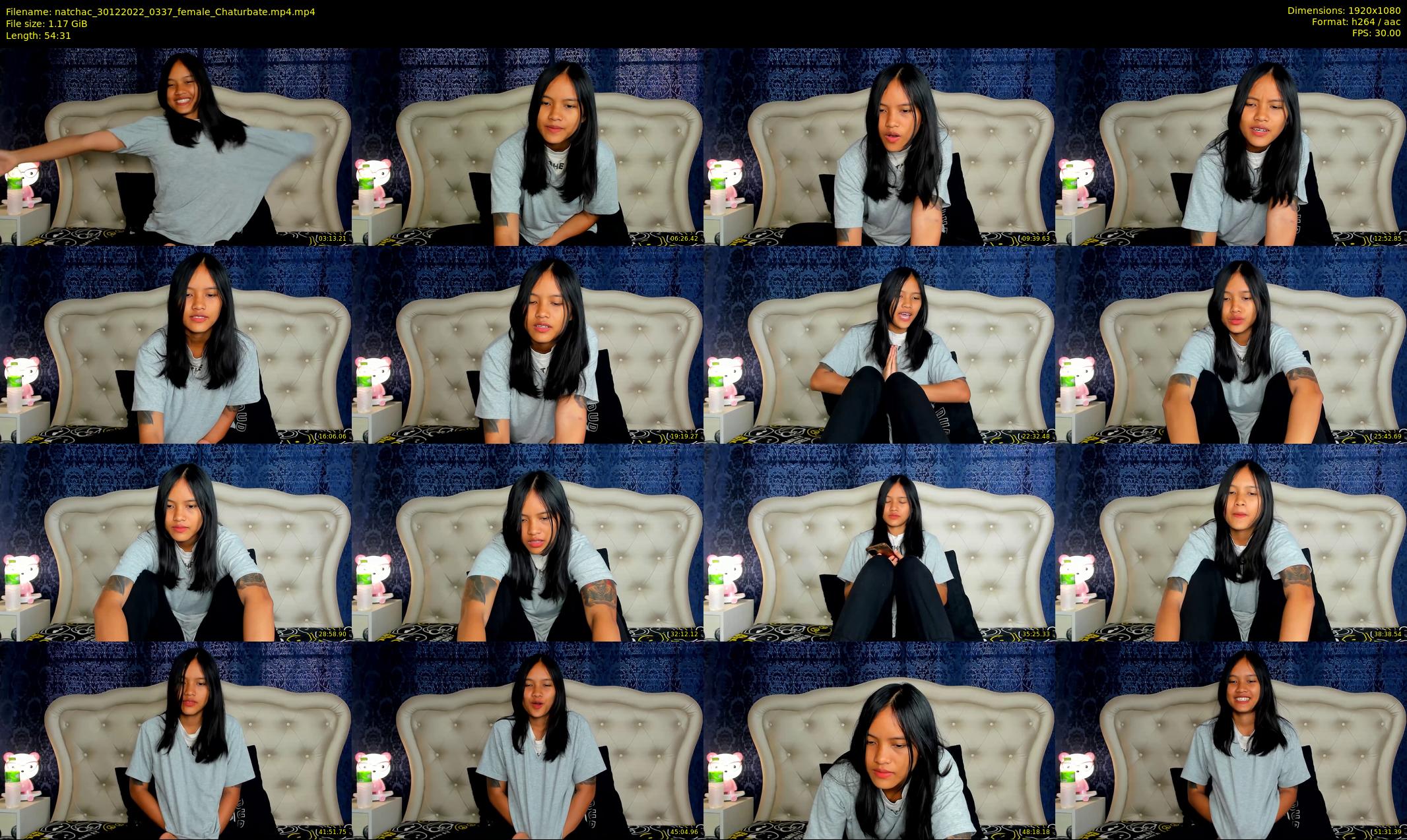 natchac — 55 minute Chaturbate female cam show recording, 1080p, Dec 30, 2022