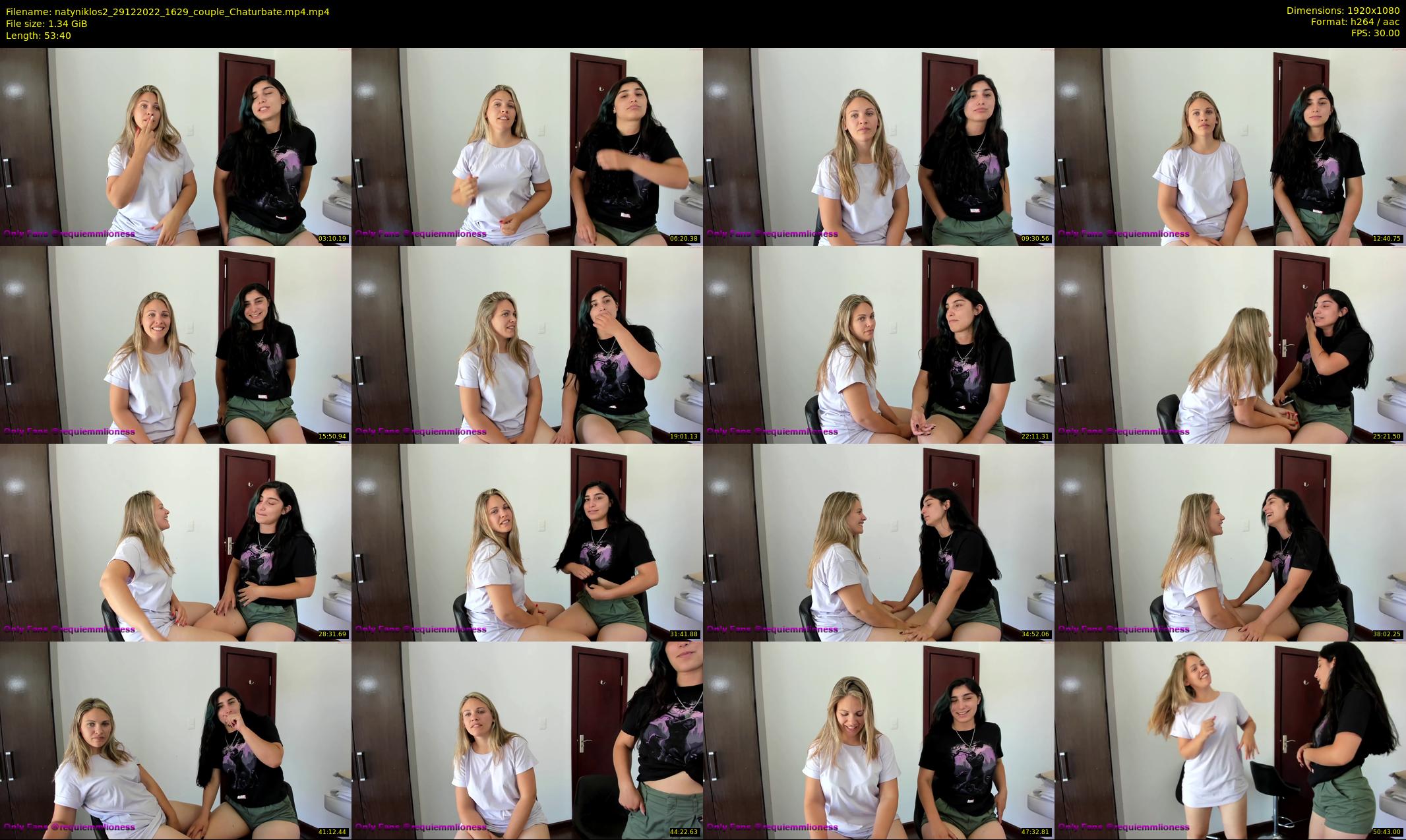 natyniklos2 — 54 minute Chaturbate couple cam show recording, 1080p, Dec 29, 2022