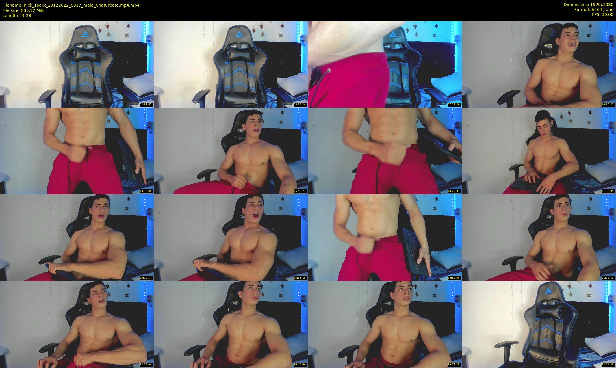 nick_zackk — 45 minute Chaturbate male cam show recording, 1080p, Dec 29, 2022