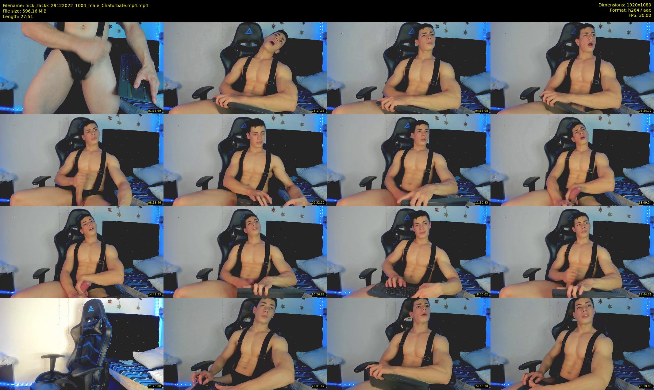 nick_zackk — 28 minute Chaturbate male cam show recording, 1080p, Dec 29, 2022