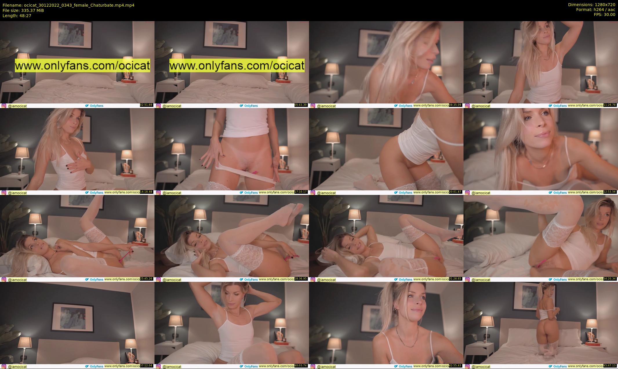 ocicat — 49 minute Chaturbate female cam show recording, 720p, Dec 30, 2022