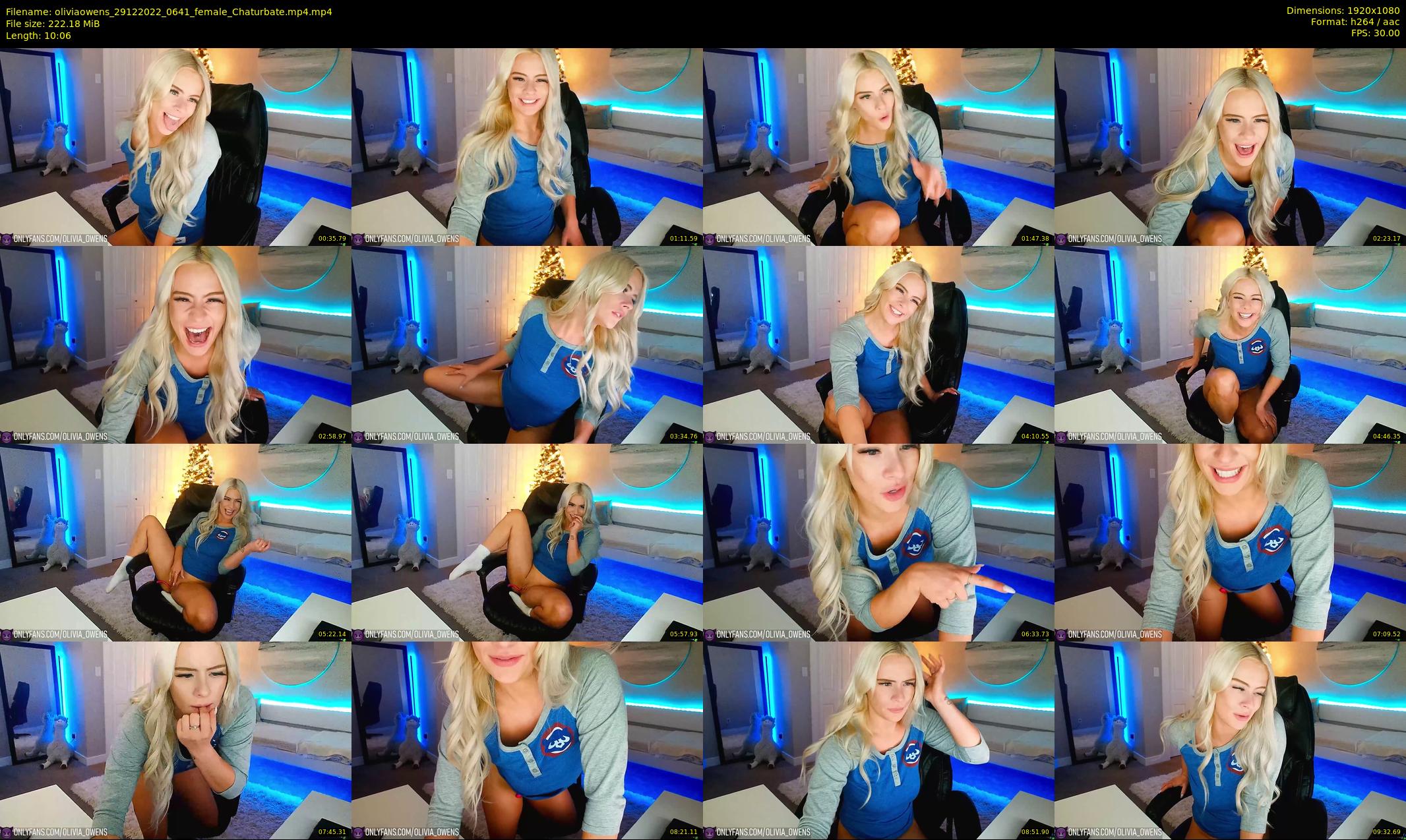 oliviaowens — 11 minute Chaturbate female cam show recording, 1080p, Dec 29, 2022