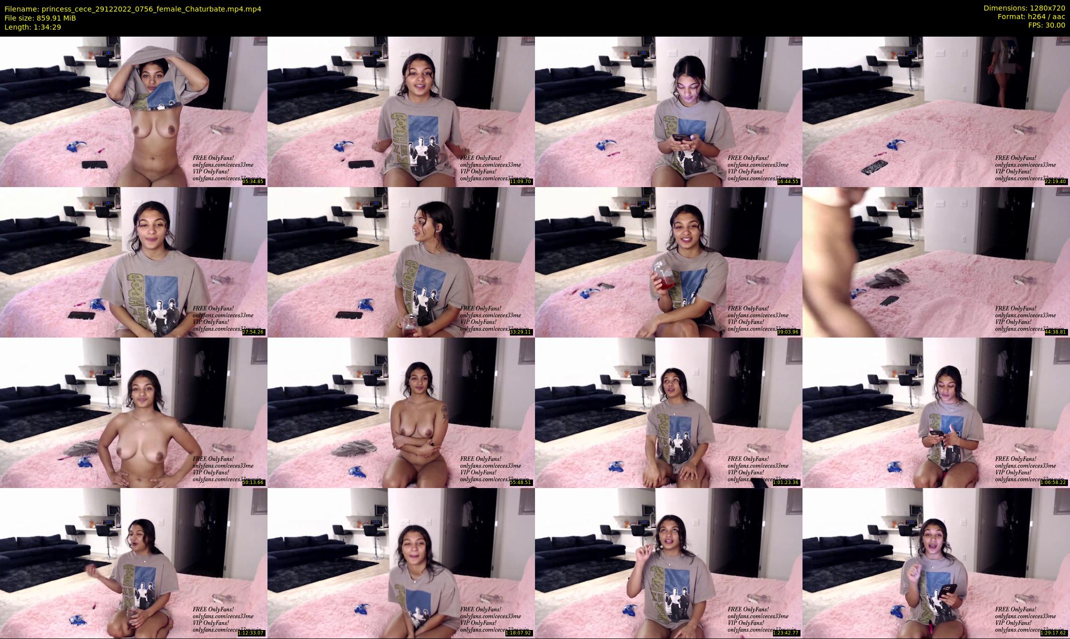 princess_cece — 95 minute Chaturbate female cam show recording, 720p, Dec 29, 2022