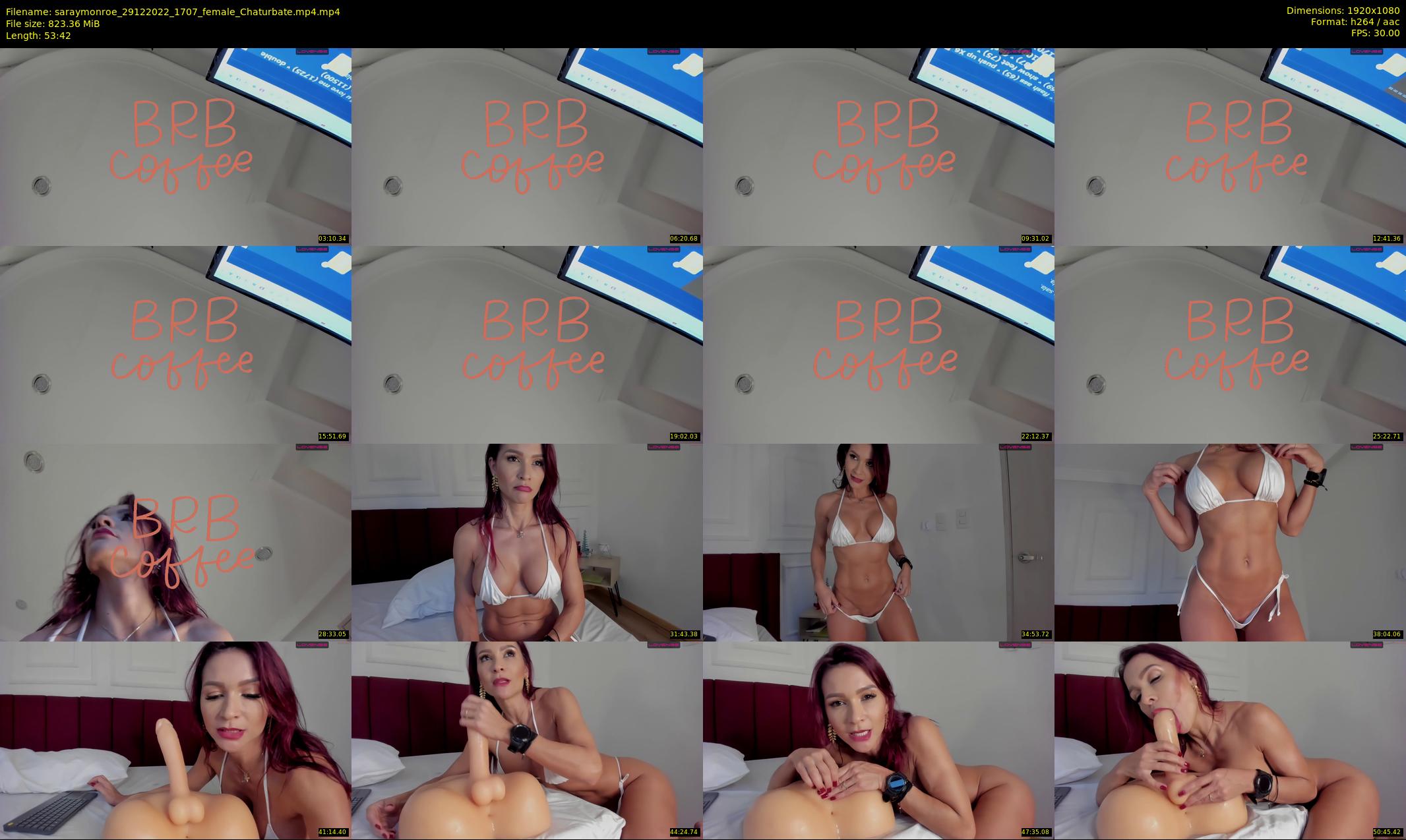 saraymonroe — 54 minute Chaturbate female cam show recording, 1080p, Dec 29, 2022